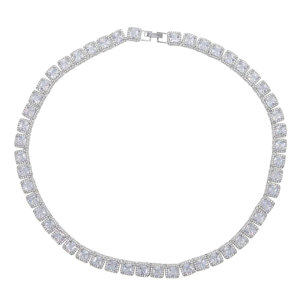 Sterling Silver Choker Necklace | Sterling Silver Choker | AD Luxury