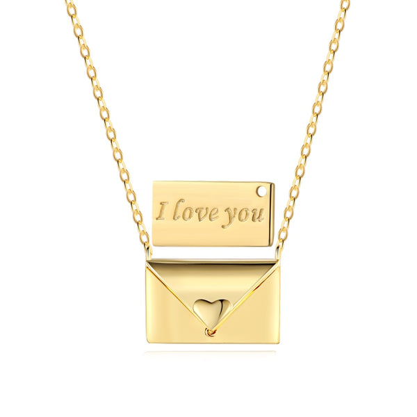 LOVE LETTER | SILVER NECKLACE