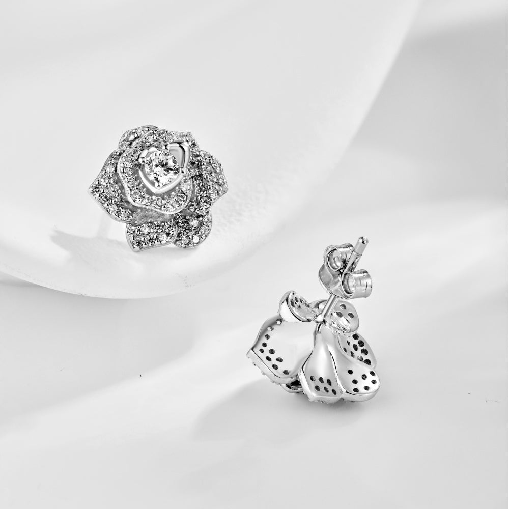 ROSE | SILVER EARRINGS