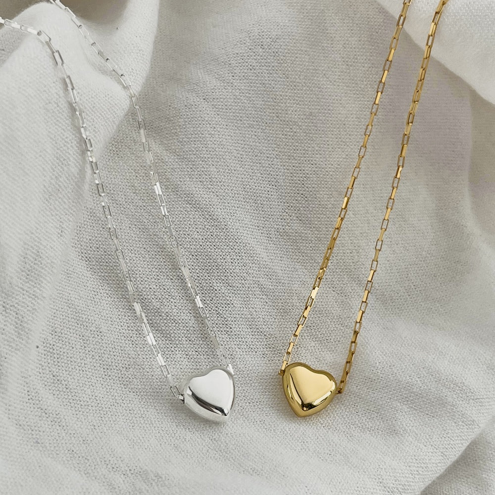 BABE HEART | SILVER NECKLACE