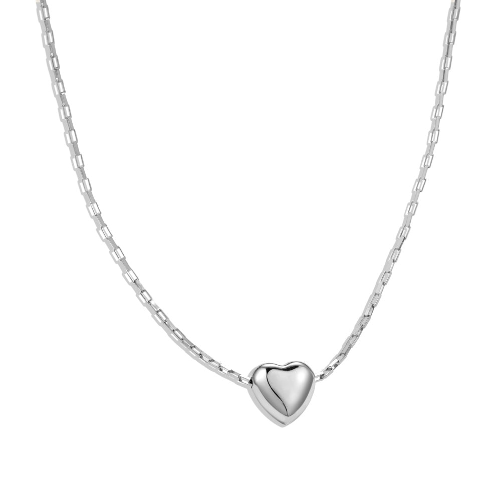 BABE HEART | SILVER NECKLACE