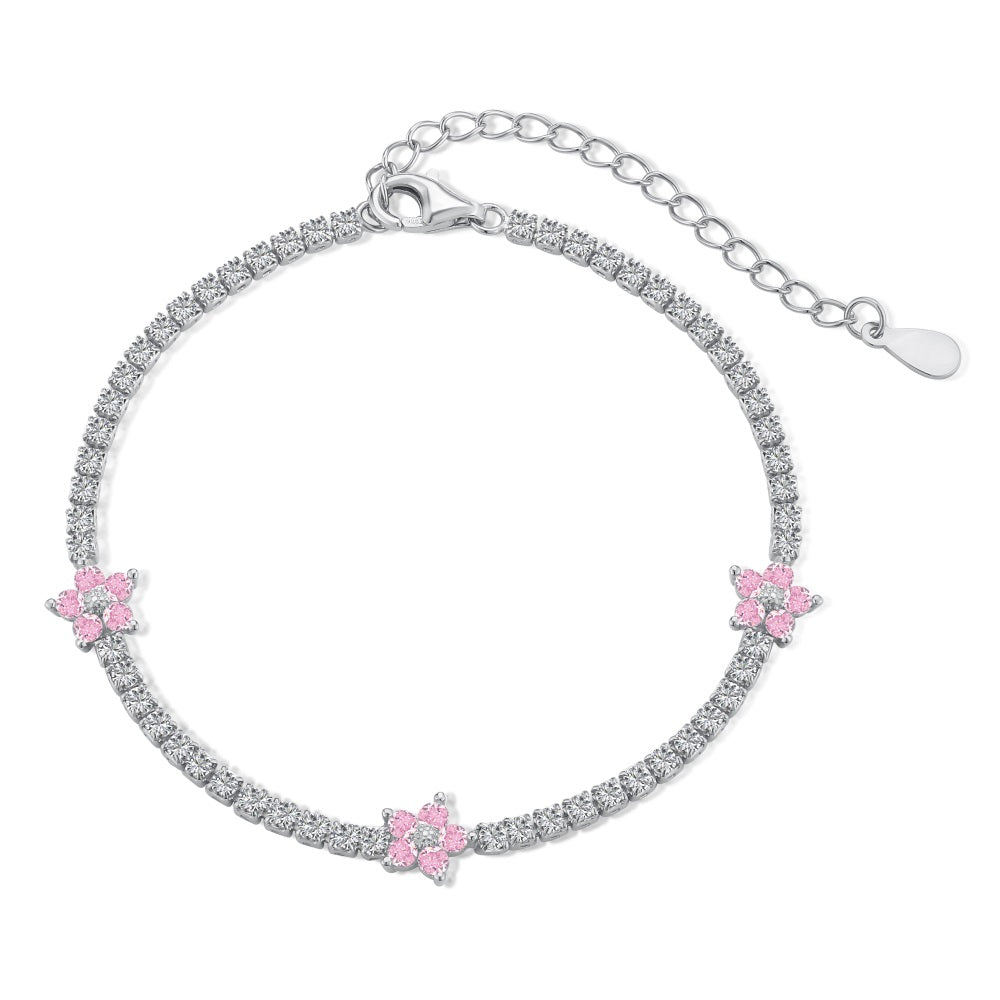 CHERRY BLOSSOM | SILVER BRACELET