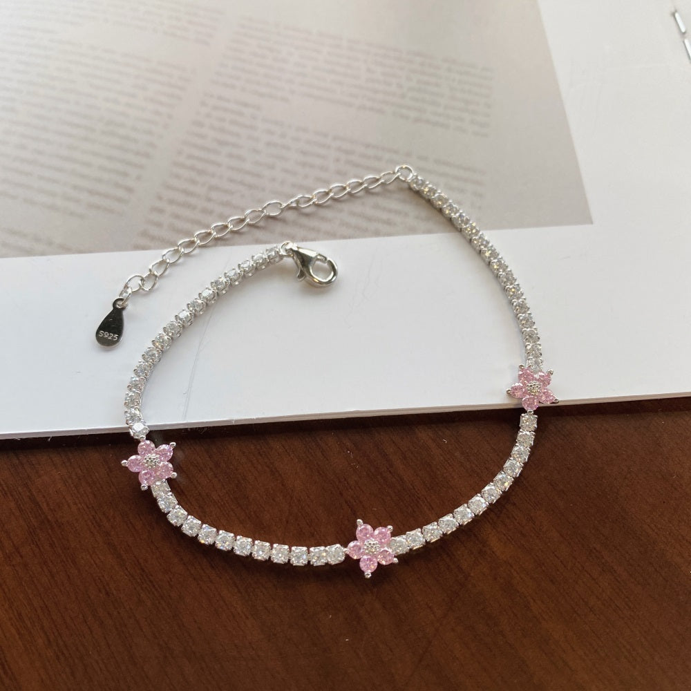 CHERRY BLOSSOM | SILVER BRACELET