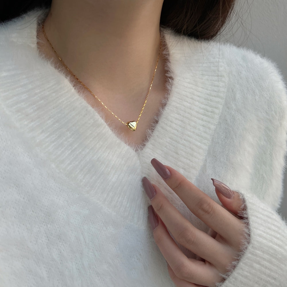 BABE HEART | SILVER NECKLACE