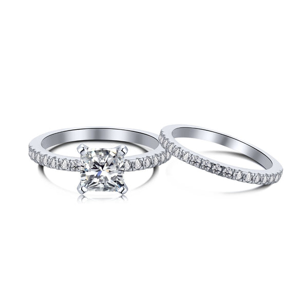 Couple Rings Silver | Couples Ring Set Silver | AD Luxury