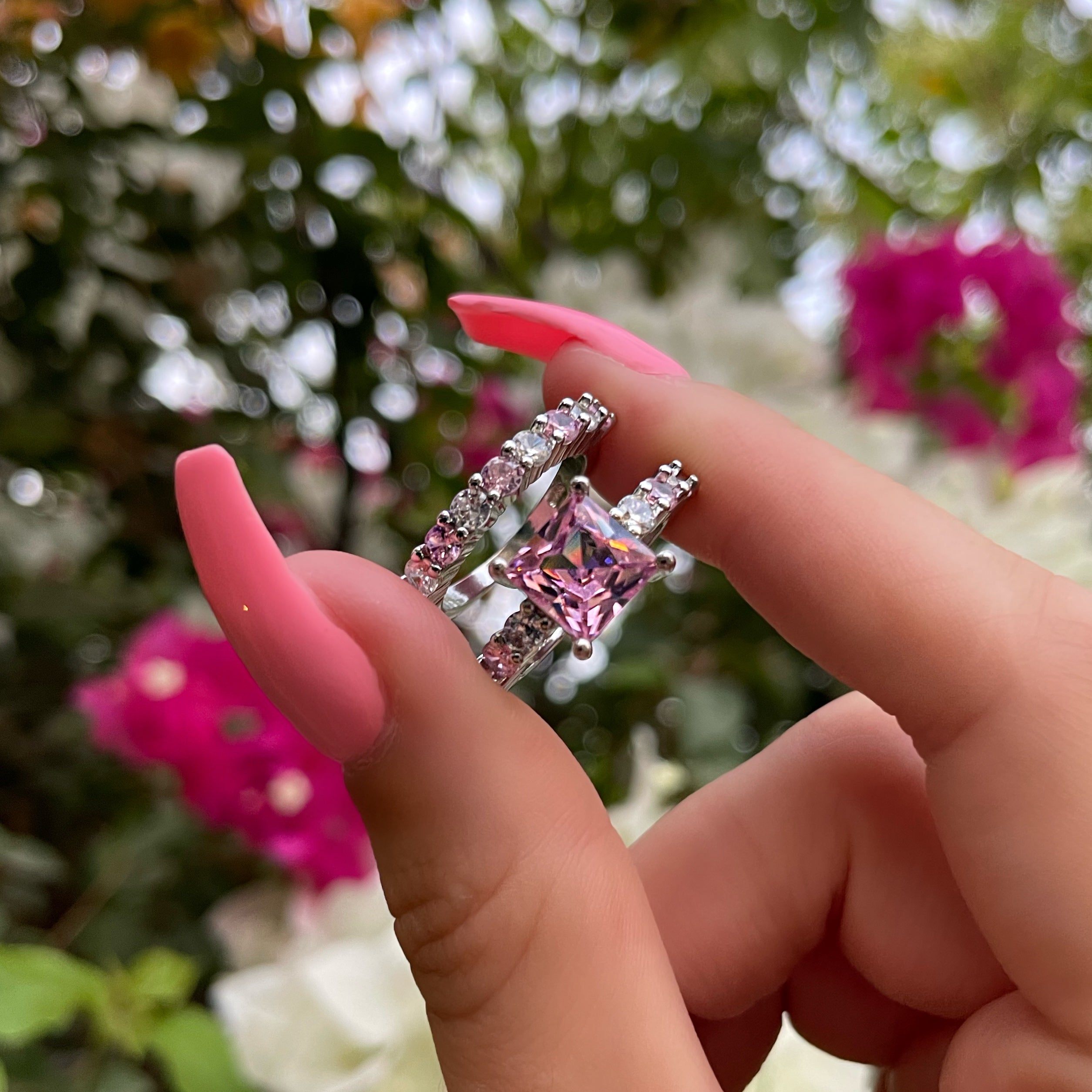 I LIKE PINK | RING SET