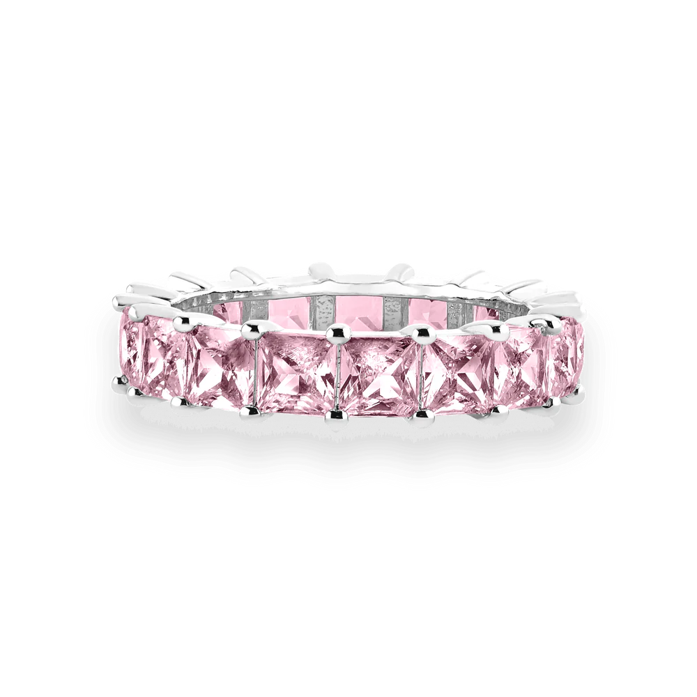 SHINE | SILVER RING PINK